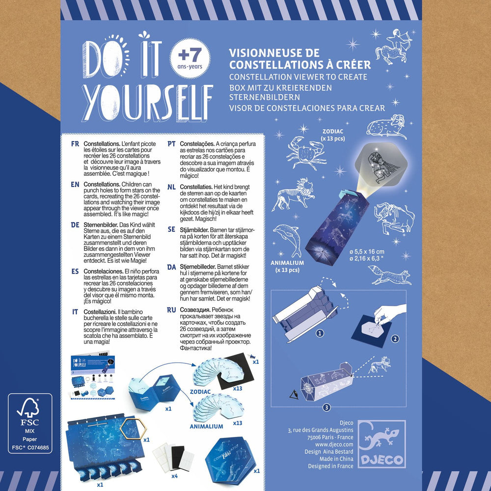 DIY-Kunstset – Sternkonstellationen - Tublu.de