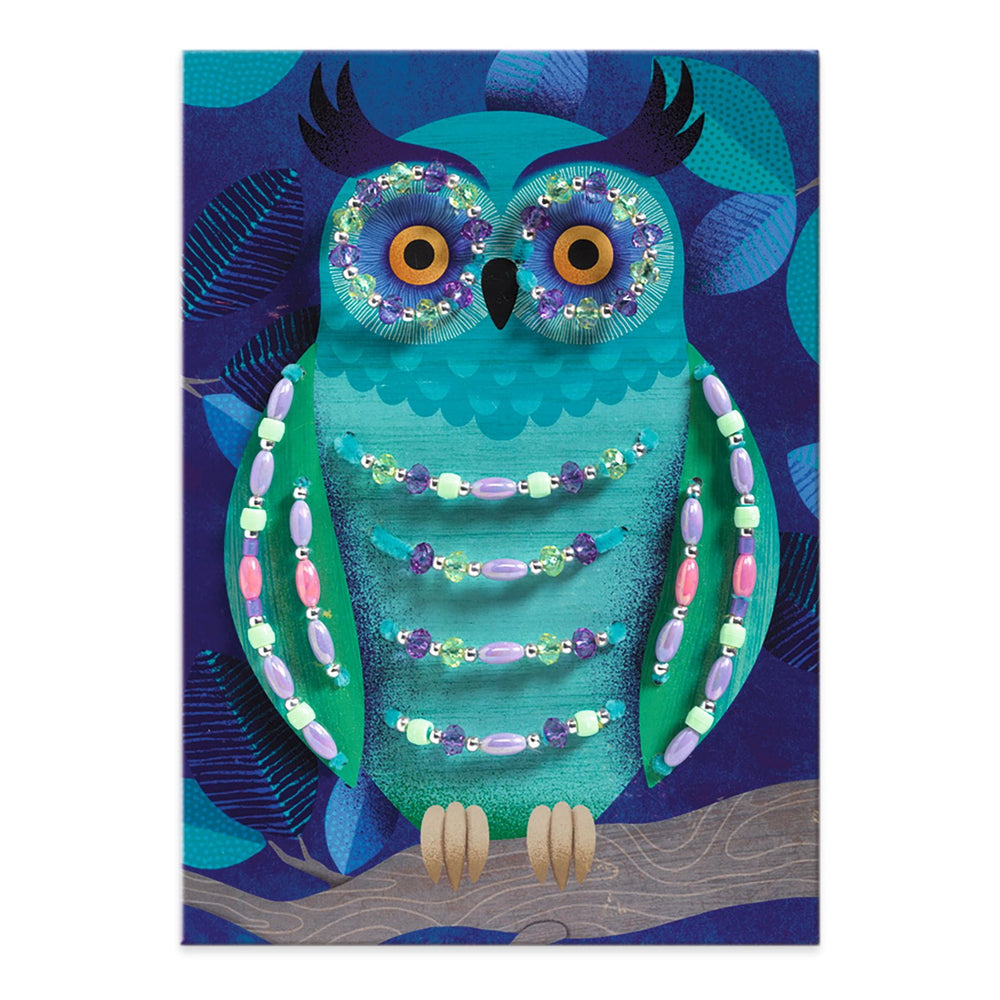 Kunstset zum Auffädeln – Tiere in der Nacht - Tublu.de