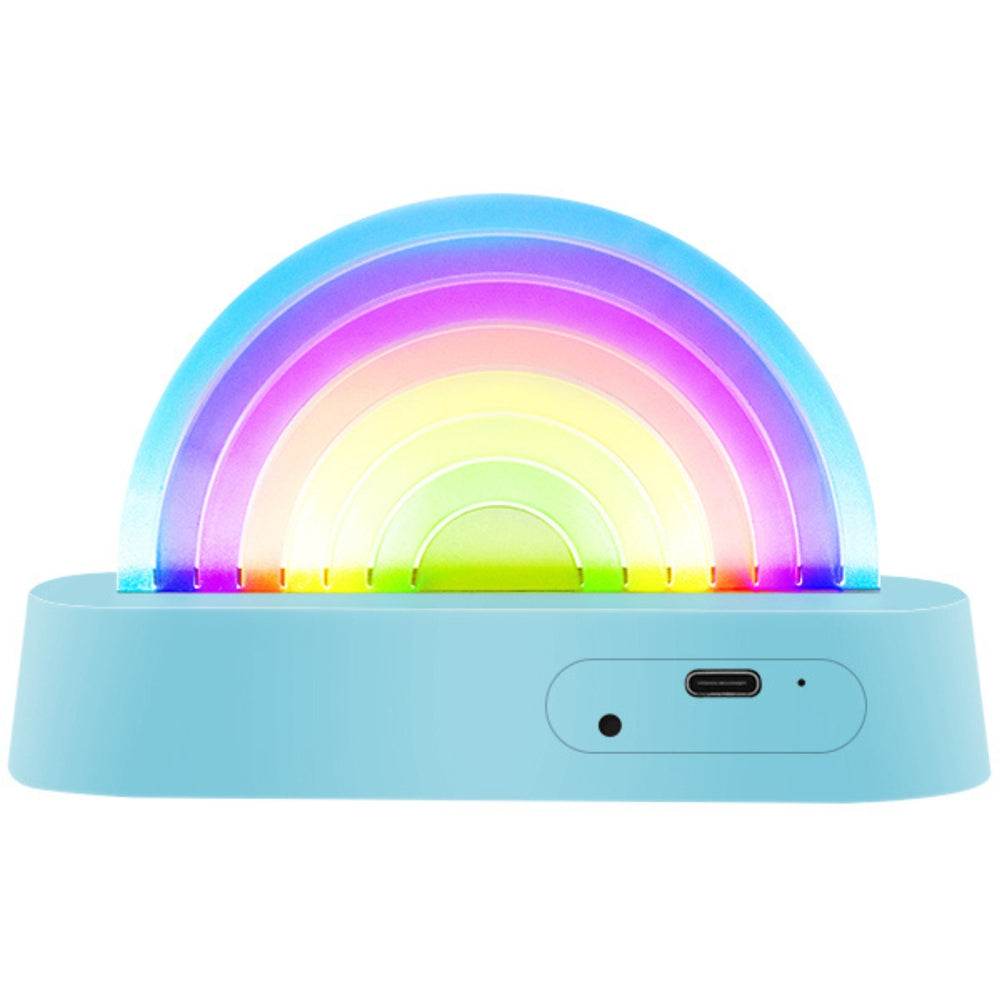 Bunte tanzende Lampe - Blau