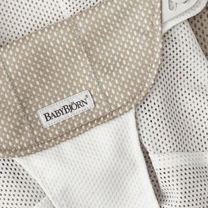 Zusätzlicher Stoffsitz für Babywippe Balance Soft Mesh – Beige-Grau/Weiß