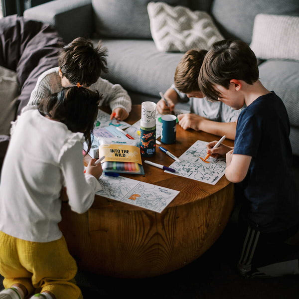 Große Silikonmatte zum wiederholten Ausmalen – Dinosaurier - Tublu.de