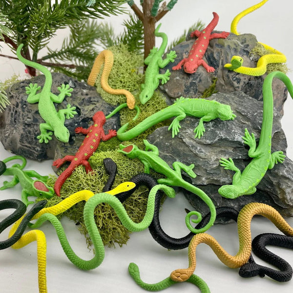 Figurenset in einer TOOB-Röhre – Reptilien - Tublu.de