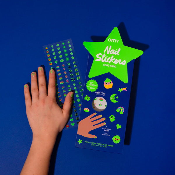 Nagelsticker – Glow Party 200 Stück - Tublu.de