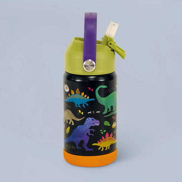 Stahlflasche, 400 ml bidon - Dinosaurier - Tublu.de