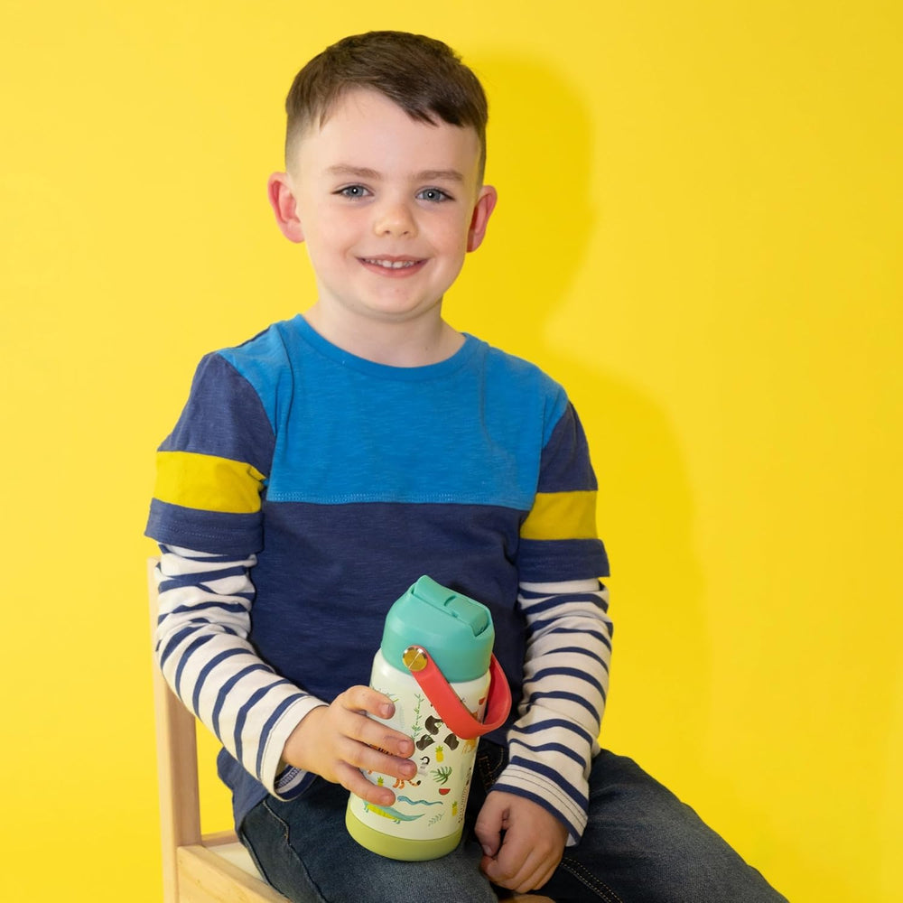 Stahlflasche, 400 ml bidon - Dschungel - Tublu.de