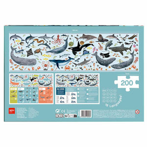 Lernpuzzle – Gefährdete Tiere Ozean 6+ - Tublu.de