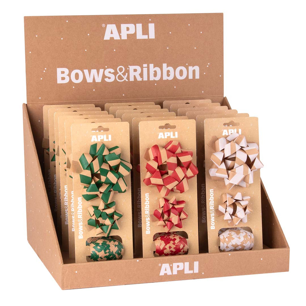 Weihnachtsrosetten und Dekoband – Weiß - Tublu.de