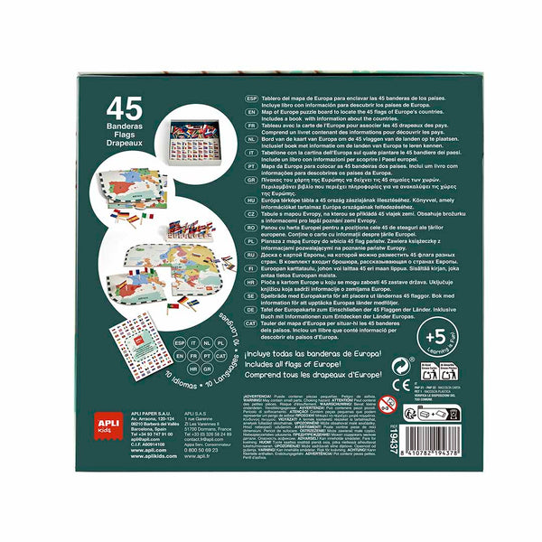 Puzzle mit Lernspiel – Flaggen Europas 5+ - Tublu.de