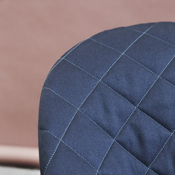 Zusätzlicher Stoffsitz für Babywippe BLISS Woven Classic Quilt – Marineblau