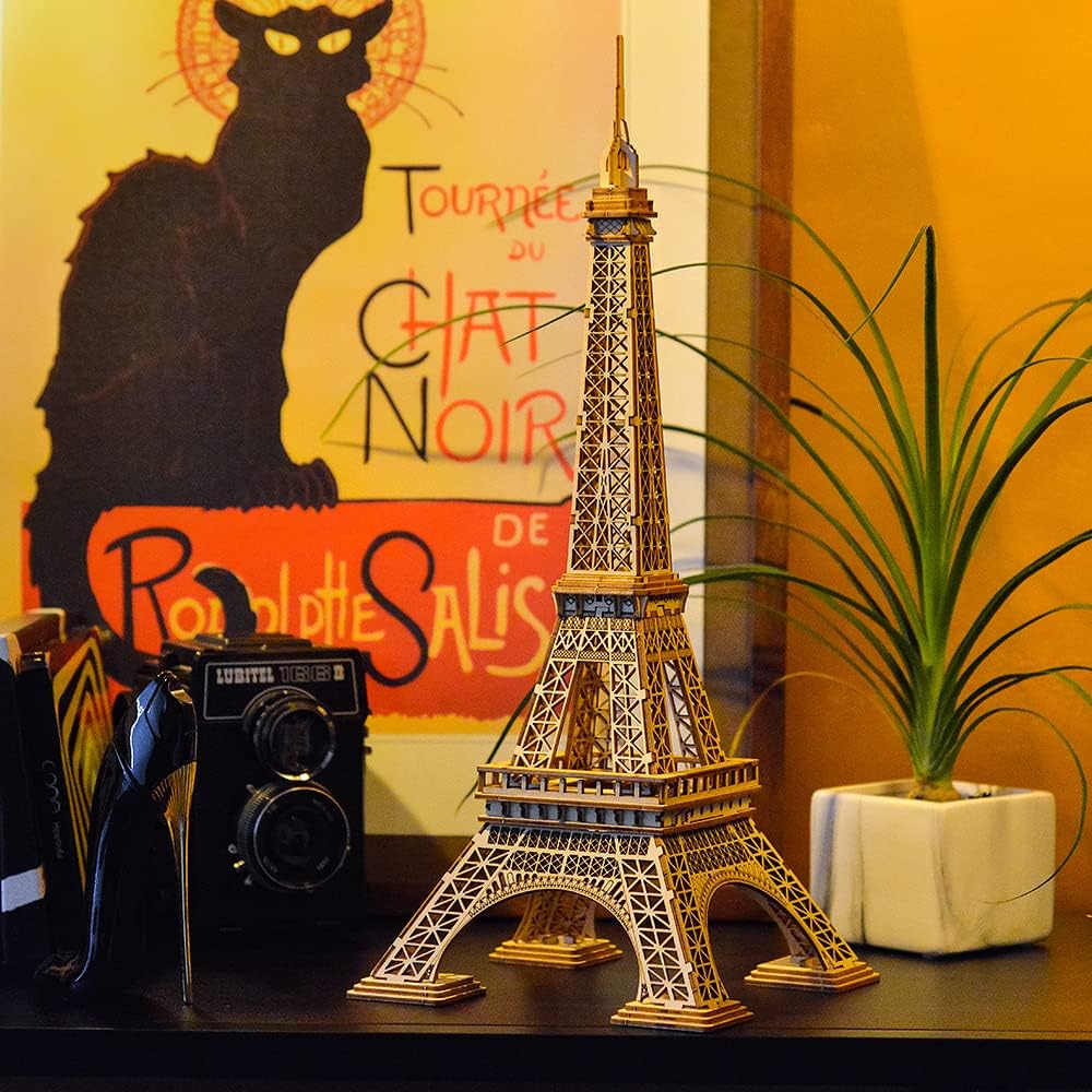 Holzpuzzle 3D-Modell – Eiffelturm
