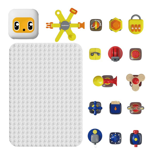 Manipulationstafel mit Würfel und aufsteckbaren Elementen - Tublu.de