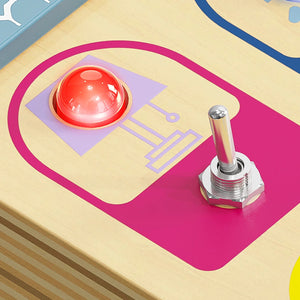 Holz-Manipulationstafel mit Schaltern - Tublu.de