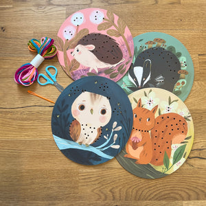 Kunstset Stickerei für Anfänger – Eichhörnchen - Tublu.de