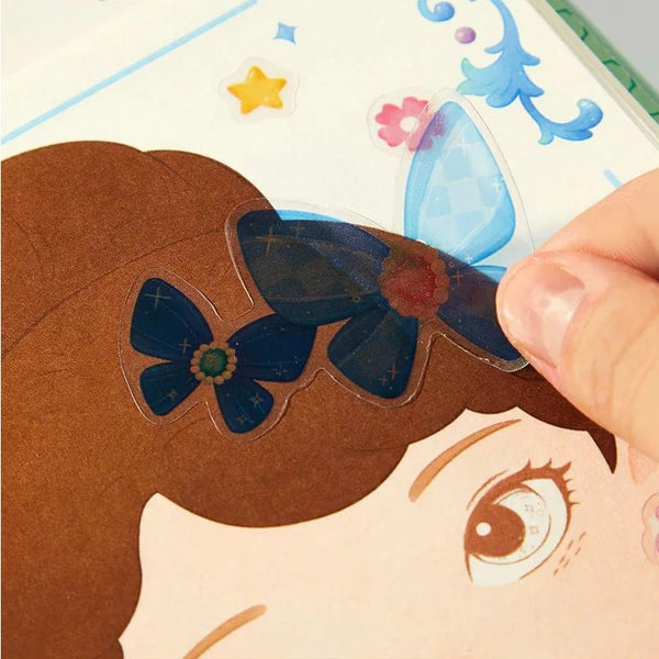 Kreativheft für kleine Designer – Dame auf einer Teeparty - Tublu.de