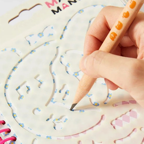 Kreativheft für kleine Designer – Dame auf einer Teeparty - Tublu.de