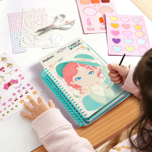 Kreativheft für kleine Designer – Dame auf einer Teeparty - Tublu.de