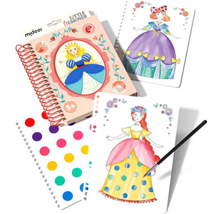 Kreativheft für kleine Designer – Prinzessinnenball - Tublu.de