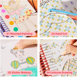 Kreativheft für kleine Designer – Prinzessinnenball - Tublu.de