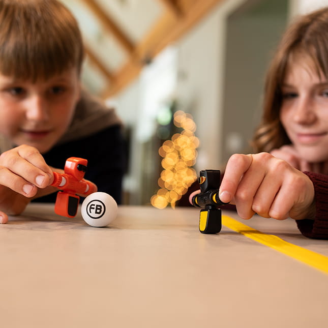 Foosbots Tischfußballspiel Set für einen Spieler – Blau - Tublu.de