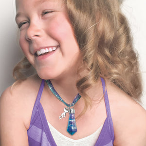 Schmuckbastelset – 3 Halsketten mit Kristallen – Nebulia 7+