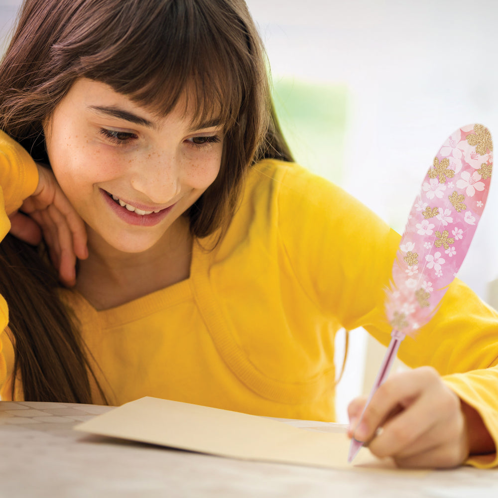 Kugelschreiber mit bunter Feder  - Petulia