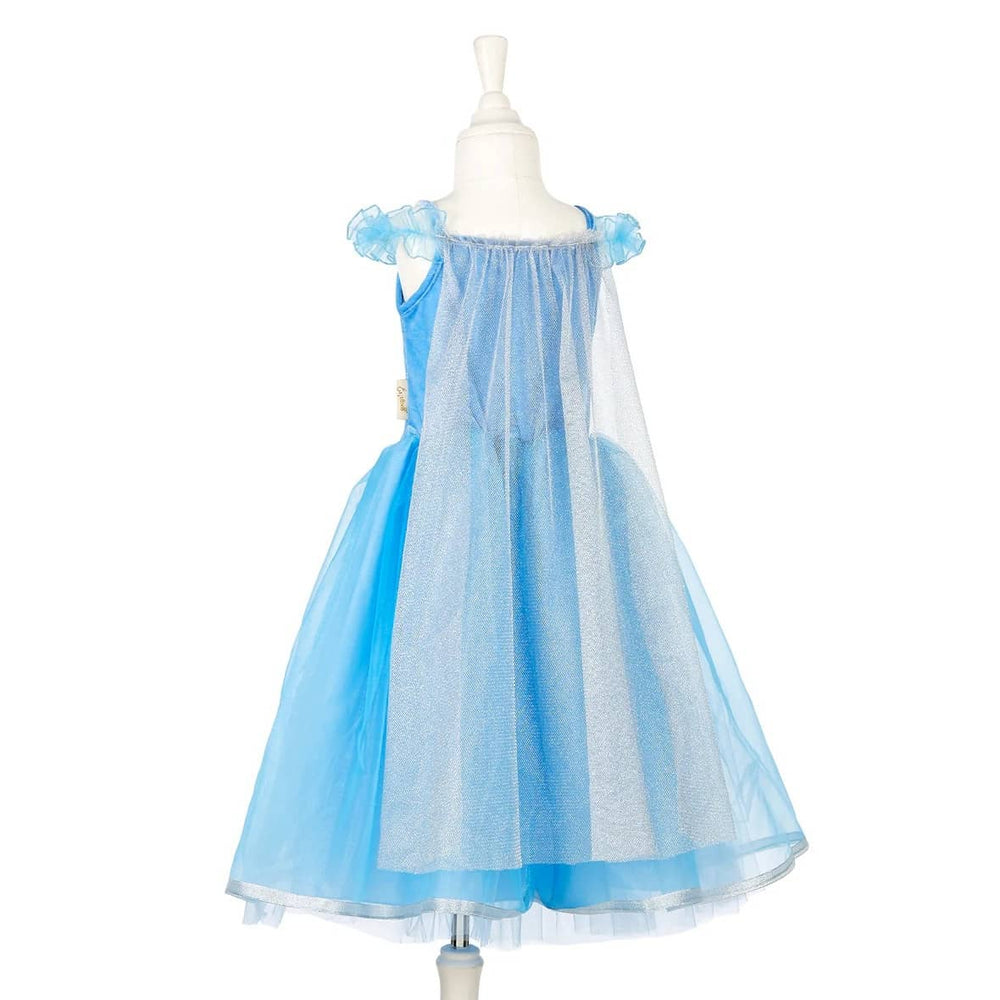 Kostüm – Kleid der Schneekönigin mit Umhang, 5–7 Jahre