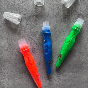 Farben in Tuben mit Pinsel – Neonfarben, 6 Stück - Tublu.de