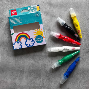 Farben in Tuben mit Pinsel – Grundfarben, 6 Stück - Tublu.de