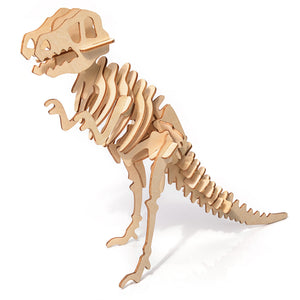 Holzpuzzle 3D-Modell – T-Rex