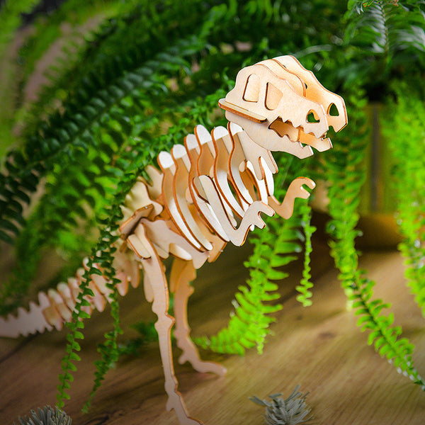 Holzpuzzle 3D-Modell – T-Rex