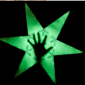 Magnetische Bausteine, die im Dunkeln leuchten – Glow, 16 Teile