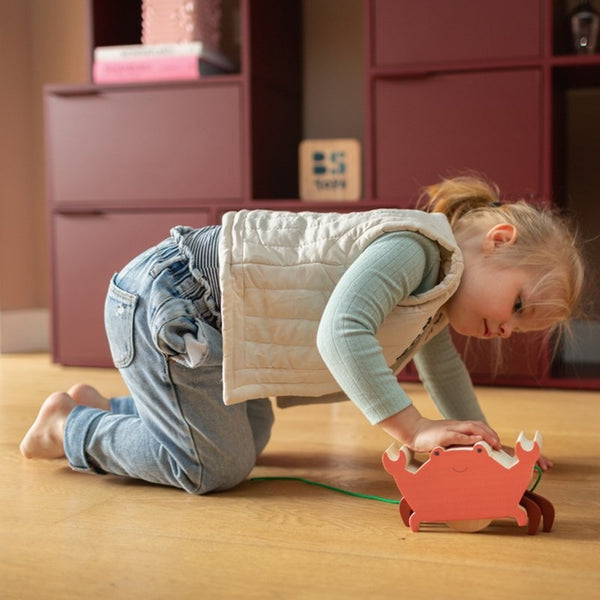 Holzkrabbe zum Ziehen - Tublu.de