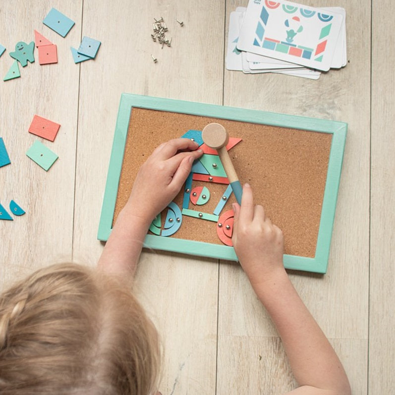 Holzstempel mit Arbeitsblättern - Tublu.de