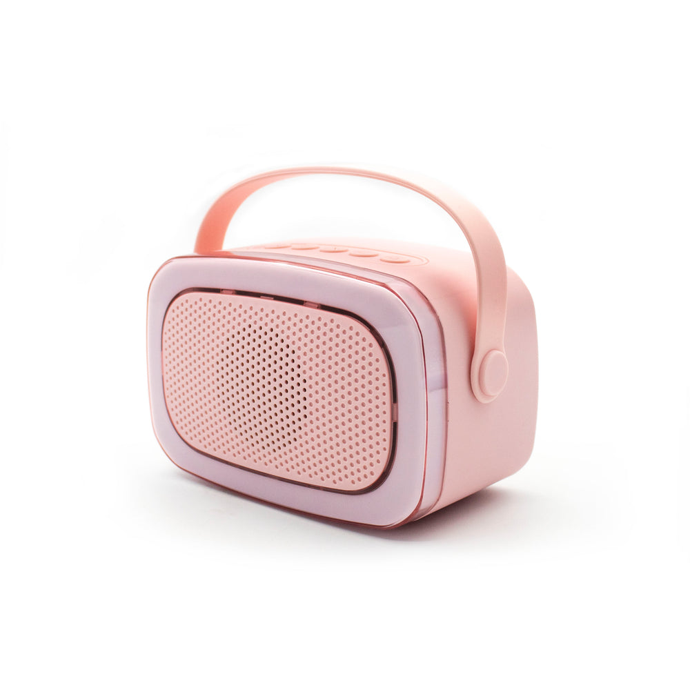 Party-Karaoke mit zwei Mikrofonen - Rosa