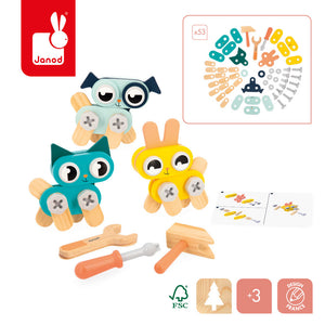 Holztiere zum Zusammenbauen Brico'Kids - Tublu.de