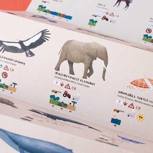 Puzzle Life – Gefährdete Tierarten, 200 Teile - Tublu.de