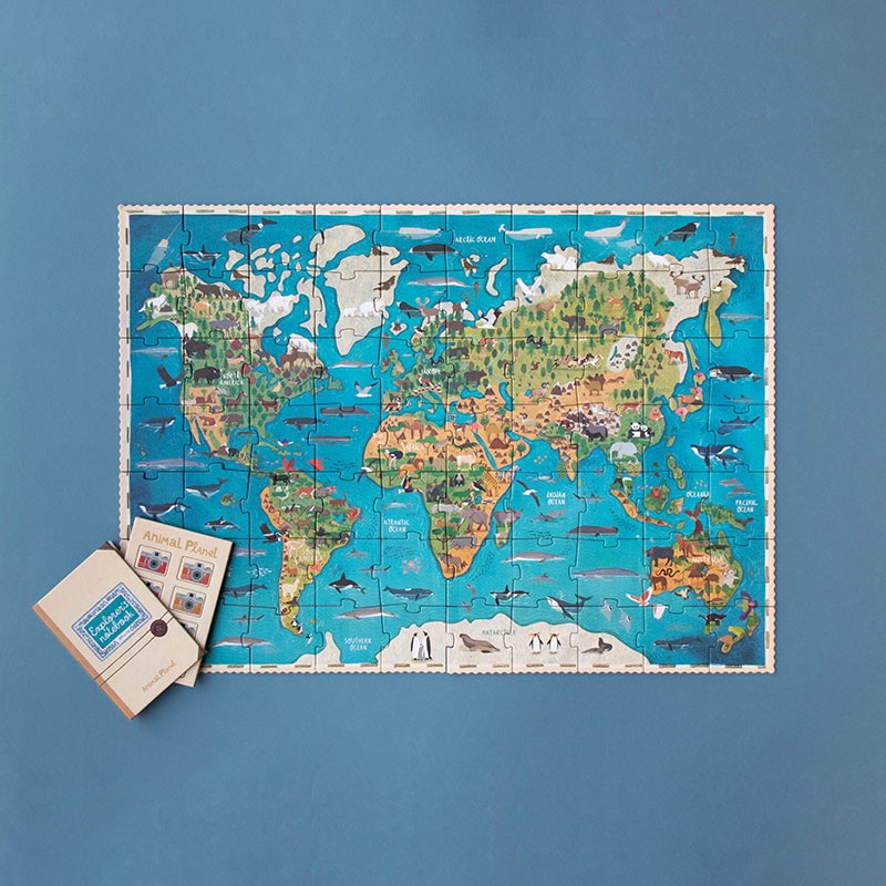 Puzzle mit Beobachtungsspiel – Animal Planet 70 Teile - Tublu.de