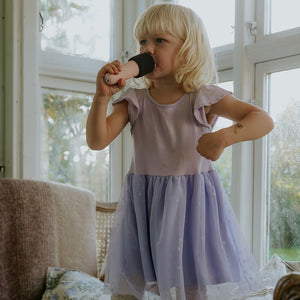 Party-Karaoke mit zwei Mikrofonen - Lila