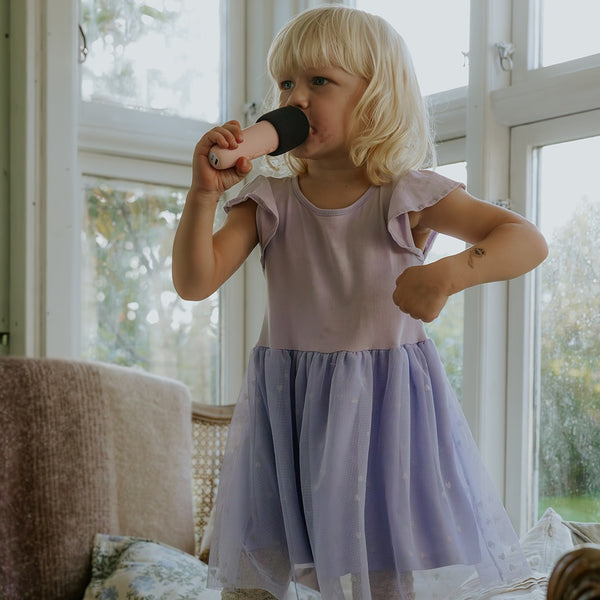 Party-Karaoke mit zwei Mikrofonen - Lila