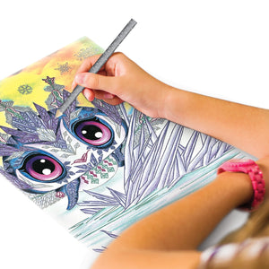 Skizzenbuch mit Metallic-Stiften – Iceana Größe M