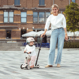 Rutschauto und Roller mit Lenker Highwaykick 1 Push and Go 2in1 1-5 Jahre – Ash