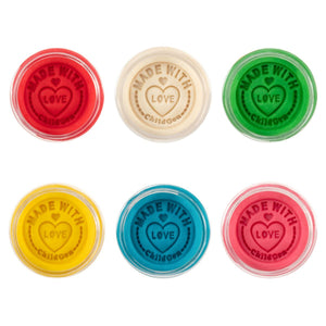 Natürliche Knete in Gläsern – Set mit 6 Farben - Tublu.de