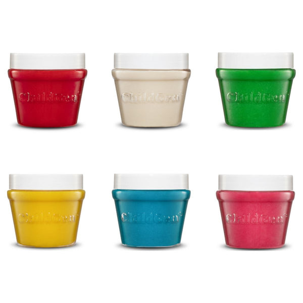 Natürliche Knete in Gläsern – Set mit 6 Farben - Tublu.de