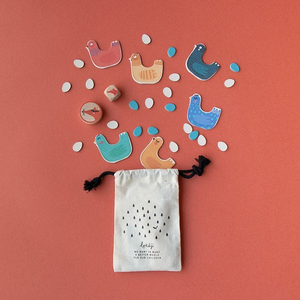 Familienspiel in Taschenversion Cluck, cluck! Fox! – Puk Puk, hier ist der Fuchs! - Tublu.de