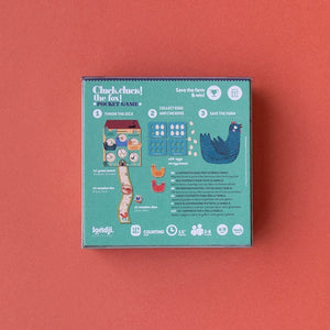 Familienspiel in Taschenversion Cluck, cluck! Fox! – Puk Puk, hier ist der Fuchs! - Tublu.de