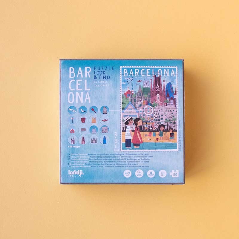 Puzzle mit Beobachtungsspiel – Barcelona 50 Teile - Tublu.de