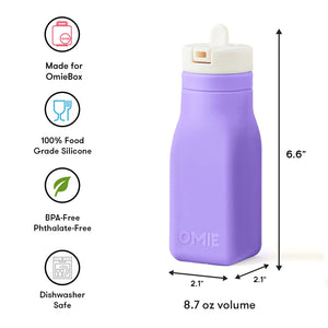 Trinkflasche für Kinder OmieBottle – Lilac