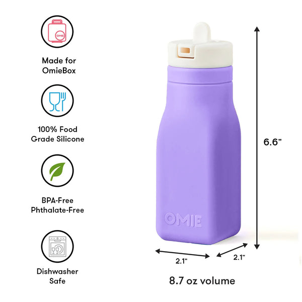 Trinkflasche für Kinder OmieBottle – Lilac