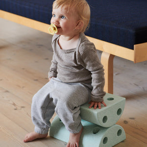 Schaumstoffroller zur Förderung der Grobmotorik – grün - Tublu.de