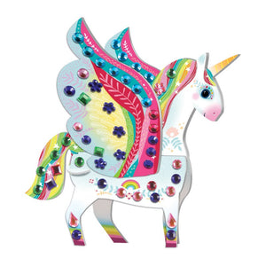 3D-Kunstset mit Diamanten – Märchenhafte Tiere